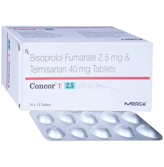 concor t 2.5mg tablet 10's